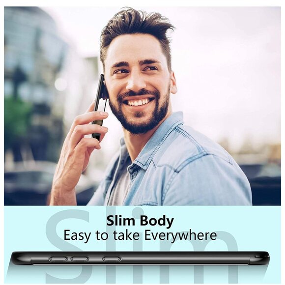 LK - Case for Samsung Galaxy S21 (2021) - 6.2 inches - Clear / Black - Picture 2 of 9